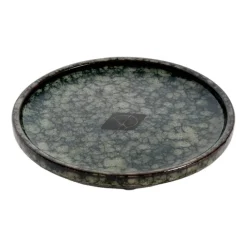 Kattmatskål Jasper Green Marble Låg