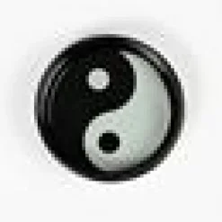 Kattmatskål YINYANG Svart