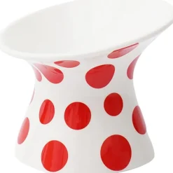 Kattmatskål Zeze Dots Röd