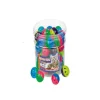 Katt Plast boll m klocka 4cm