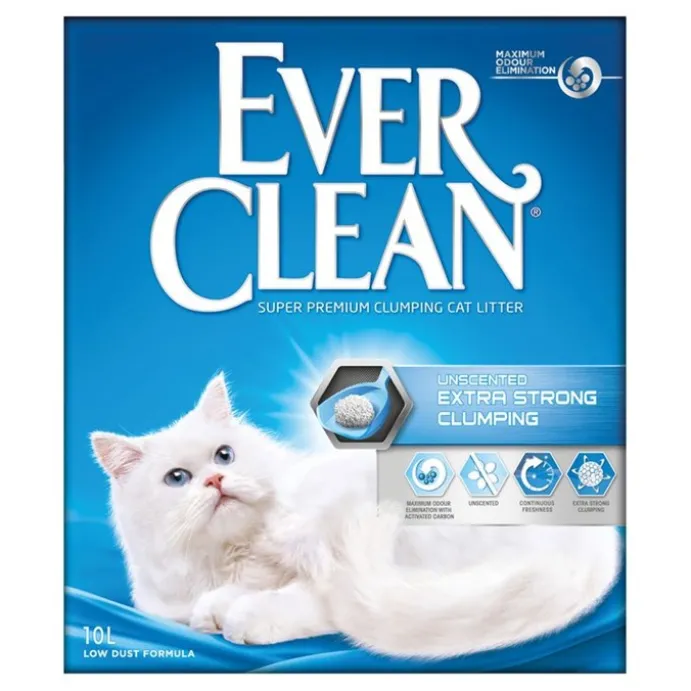 Kattsand Ever Clean Extra Strong Unscented 10L