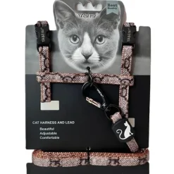 Kattsele Mönster Brun