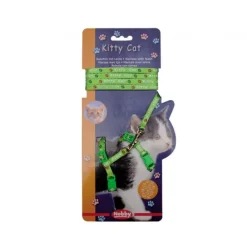 Kattsele Nylon KittyCat Grön