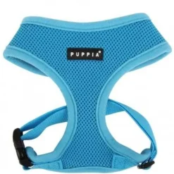 KATTSELE PUPPIA SOFT HARNESS Ljusblå