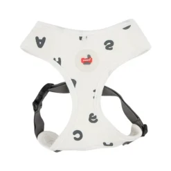 KATTSELE PUPPIA SOFT HARNESS VIT M NAVYTRYCK S