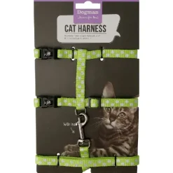 Kattsele-set grön med reflexprickar