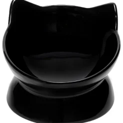 kattskål Oscar Tilt Premium Ergonomisk Svart