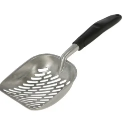 Kattspade metall med plasthandtag