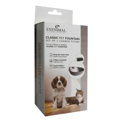 kolfilter till vattenfontän Eyenimal 1,75l 3 pack