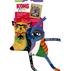 Kong Cat Artz Kahlo Picasso 2-pack