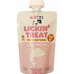 Lickin Treat krämigt Kattgodis med Lax