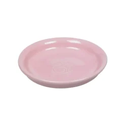 Matskål katt rosa Flat