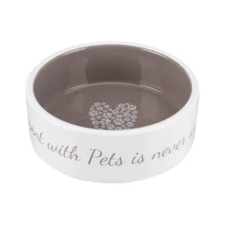 Matskål Pets Home cream/taupe