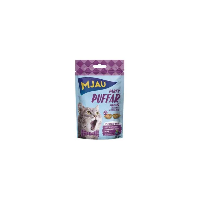 Mjau Partypuffar Nötkött
