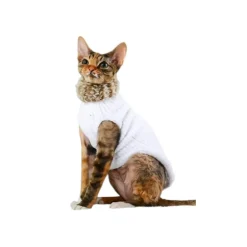 Moorspet Sphynx & Rex Kattsweater winter Vit