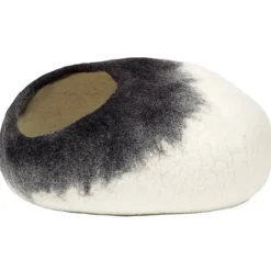 Ombre ull Pet Cave, Vit & Svart