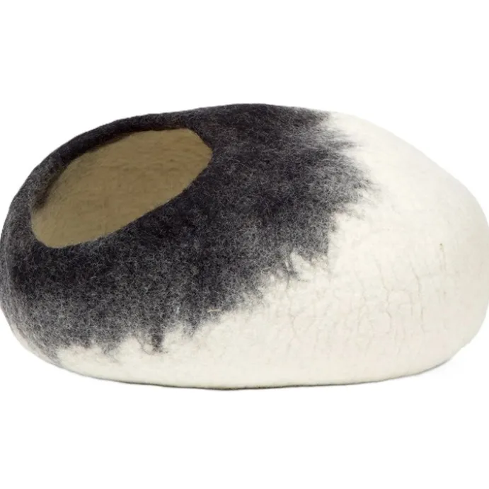 Ombre ull Pet Cave, Vit & Svart