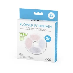 2 pack Filter till vattenfontän Cat It Flower 3 L