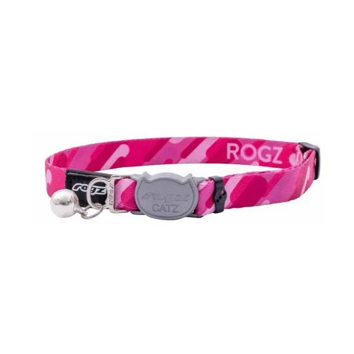 Rogz Fusioncat Geo Halsband Xs Rosa