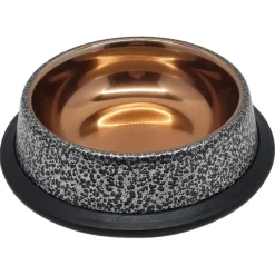 Rostfri Skål i Silver/Koppar