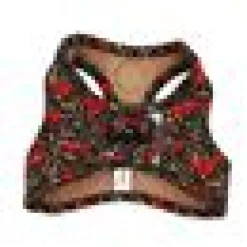 Step in kattsele Leopard Cherry