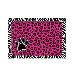Underlägg Leopard/Zebra Rosa Drymate